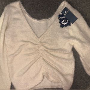 Hollister Reversible Cropped Sweater